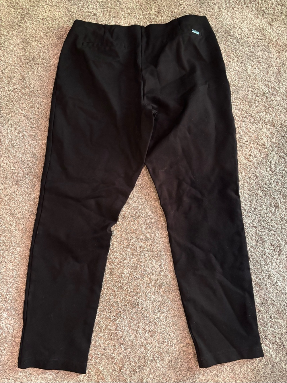 Calvin Klein Black Women's Dress Pants - Straight Leg - Picture 2 of 4